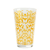 Cocktail shaker en verre motifs dorés 45 cl